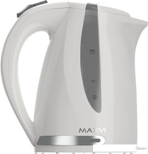 Электрический чайник Maxvi KE1701P (белый/серый)