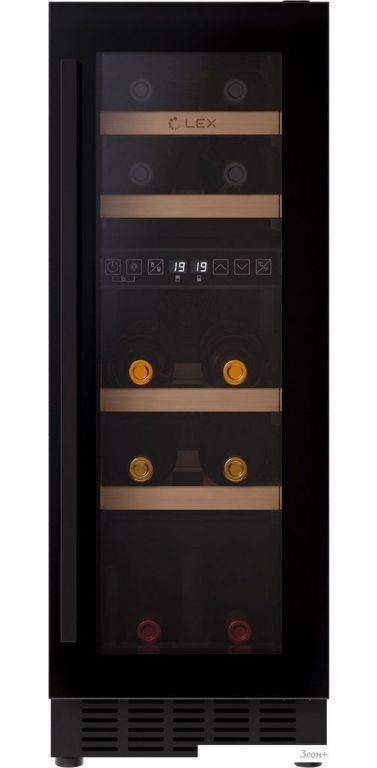 Винный шкаф LEX LWD3017BL Dual Zone