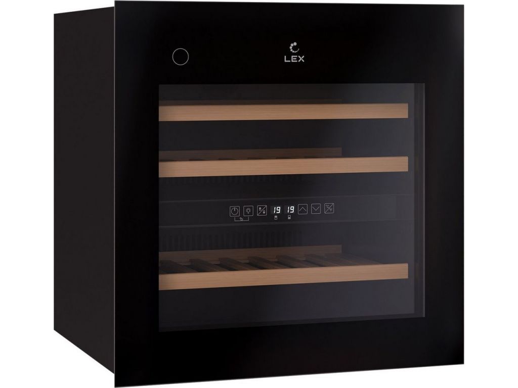 Винный шкаф LEX LWD6036BL Dual Zone PP