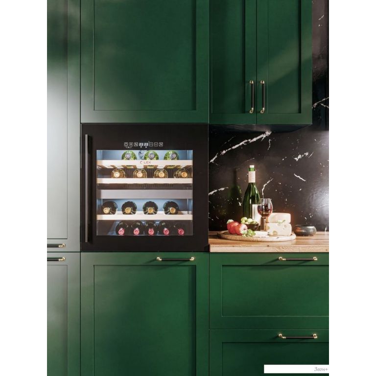 Винный шкаф LEX LWD6036BL Dual Zone S