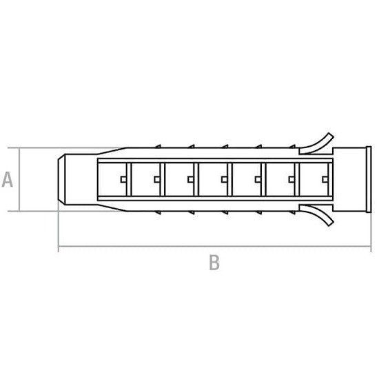 Дюбель распорный Starfix SMZ2-42320-40 (40 шт)