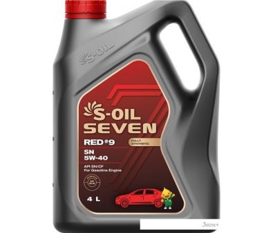 S-OIL SEVEN RED #9 SN 5W-40 4