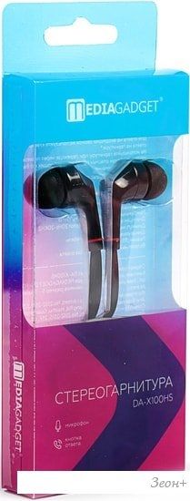 Наушники MediaGadget DA-X100HS (черный)