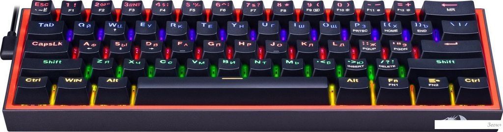 Клавиатура Redragon Fizz (Redragon Red, черный/красный)