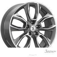   K&K KP001-04 18x7" 5x114.3 DIA 66.1 ET 45 Diamond Gloss Graphite