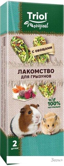 Лакомство для грызунов Triol Original Лакомство для грызунов с овощами 2 шт