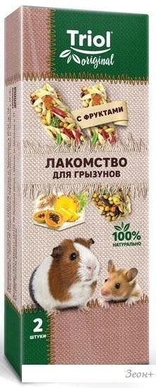 Лакомство для грызунов Triol Original Лакомство для грызунов с фруктами 2 шт