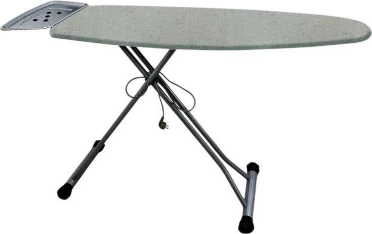 Чехол для гладильной доски Comfort Alumin С подложкой 120x42см (лен/речной песок)