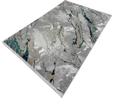     Radjab Carpet   9012A 12865RK (2.4x3.4, Grey/D.Green)