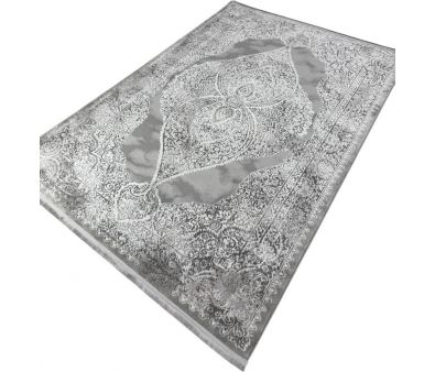     Radjab Carpet   9017A 12896RK (1.6x3, Grey/Cream)