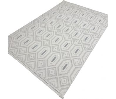     Radjab Carpet   EN 262 12525RK (2x2.9, Cream/L.Grey)