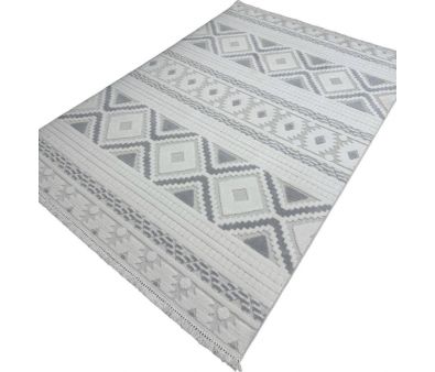     Radjab Carpet   PL 273 12524RK (2x2.9, Cream/Grey)