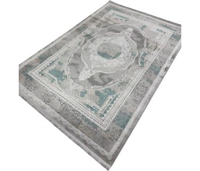     Radjab Carpet   1032A 12977RK (0.8x1.5, Grey/Green)
