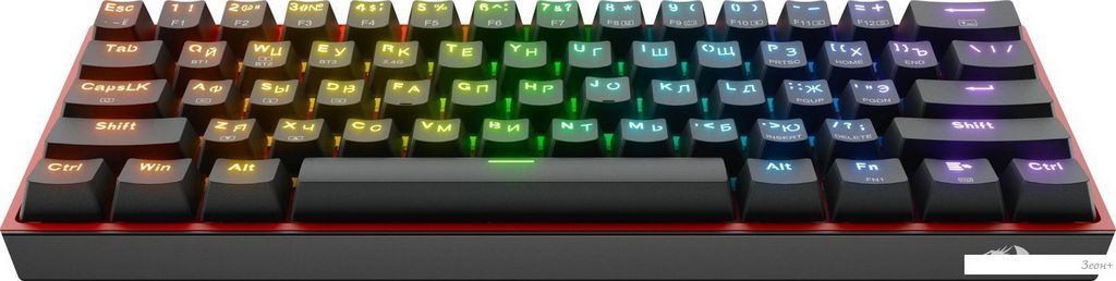 Клавиатура Redragon Fizz Pro (черный/красный)