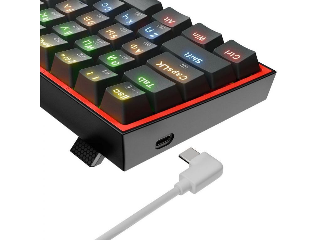 Клавиатура Redragon Fizz Pro (черный/красный)