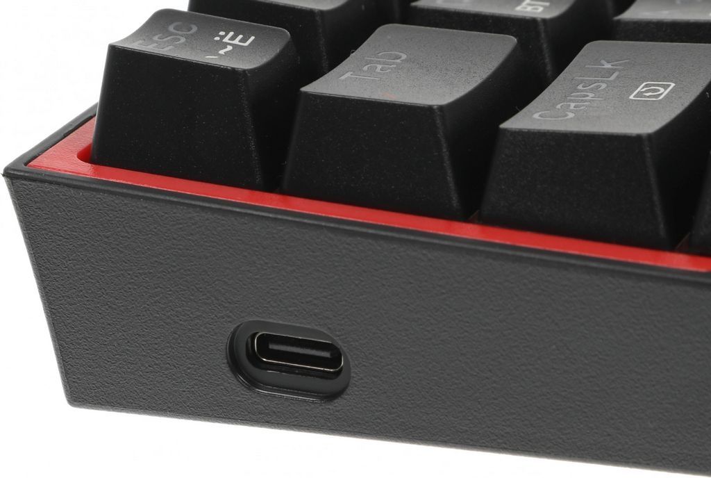 Клавиатура Redragon Fizz Pro (черный/красный)
