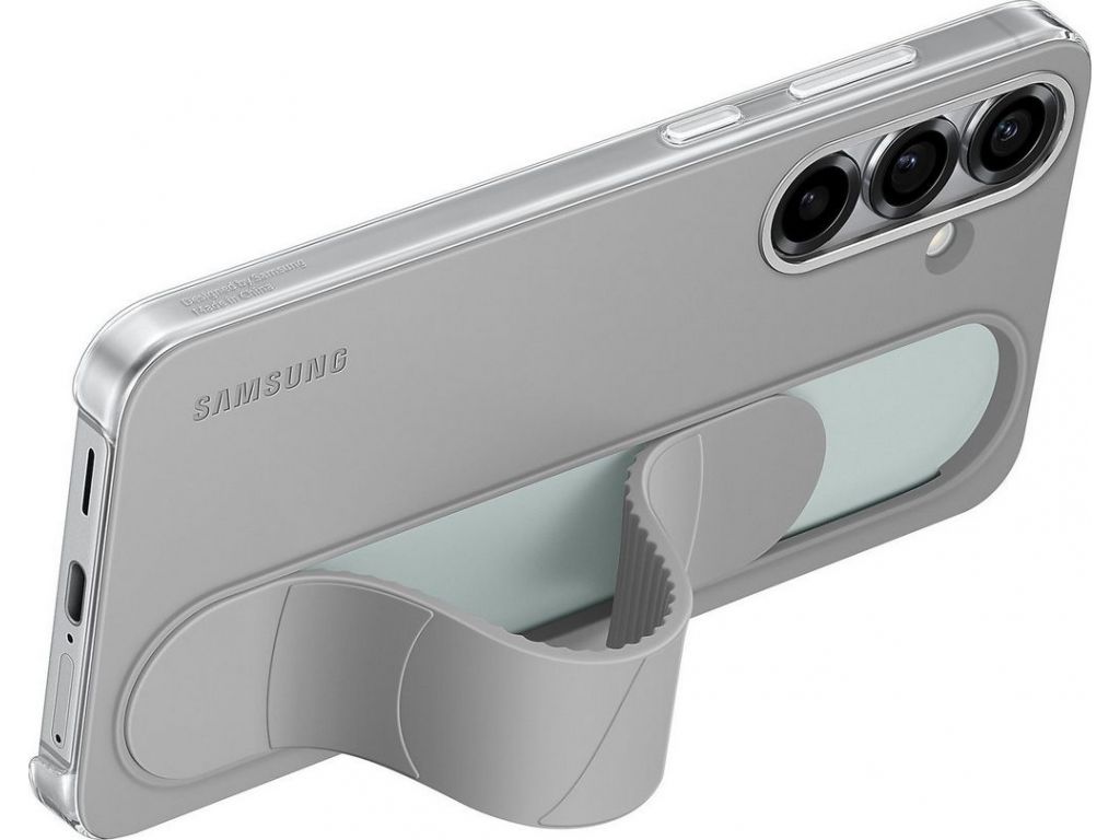Чехол для телефона Samsung Standing Grip Case Galaxy S25+ (серый)