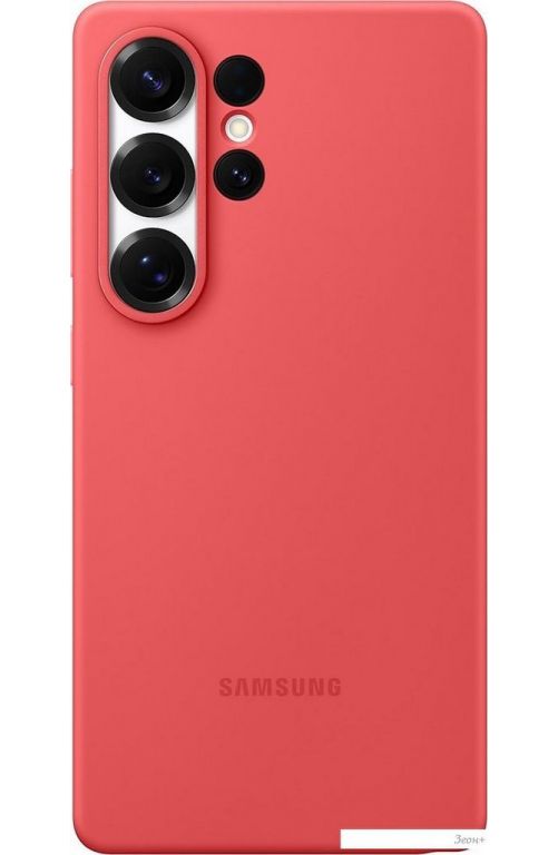 Чехол для телефона Samsung Silicone Case Galaxy S25 Ultra (красный)