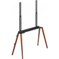 Подставка для телевизора Cactus CS-ST3646BKWN черный/орех 49"-75" макс.40кг напольный
