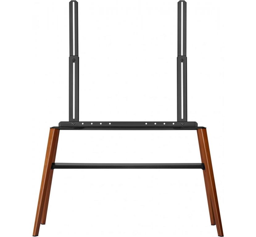 Подставка для телевизора Cactus CS-ST3647BKWN черный/орех 49"-75" макс.40кг напольный