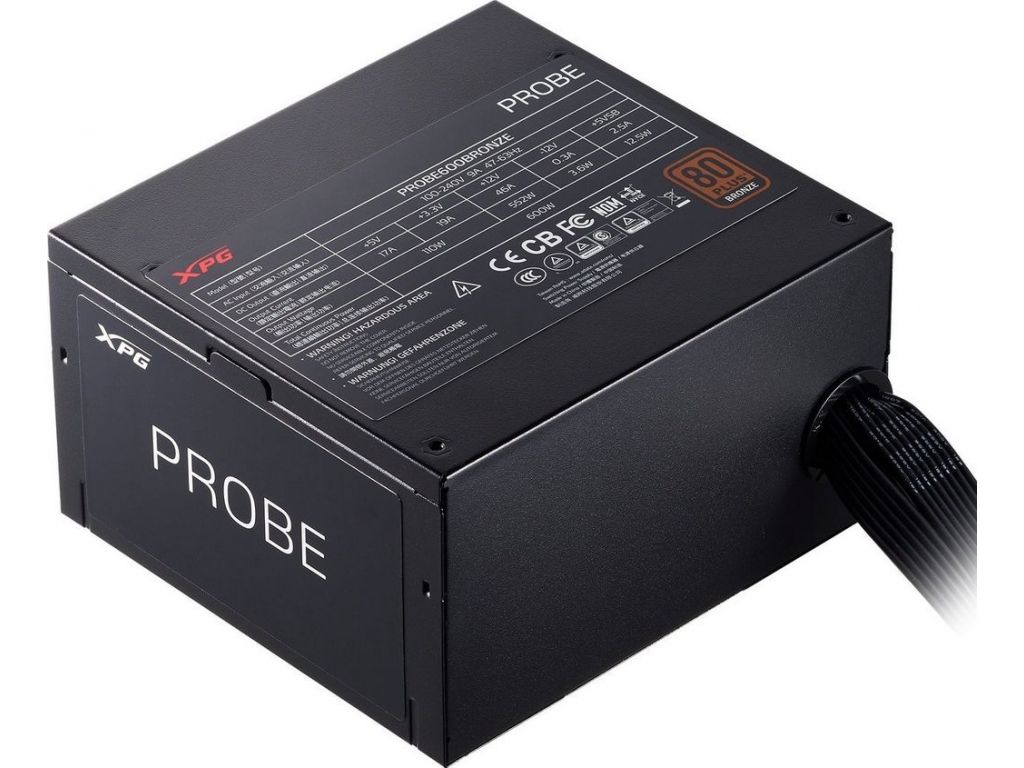 Блок питания ADATA XPG Probe 600W PROBE600B-BKCEU