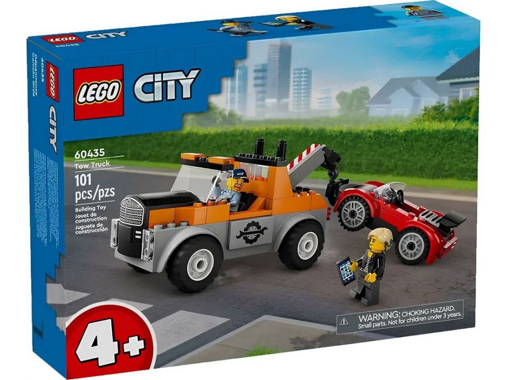 Конструктор LEGO City 60435 Эвакуатор и спортивный автомобиль