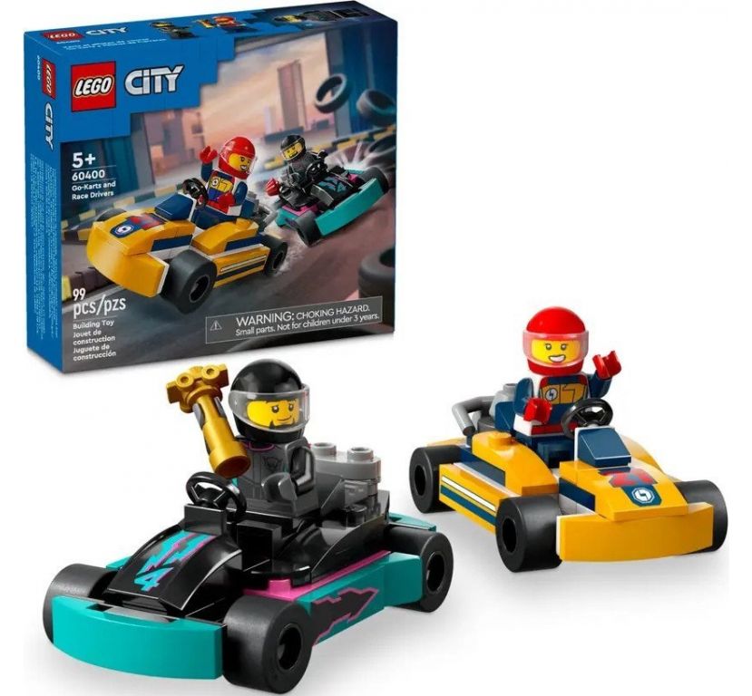 Конструктор LEGO City 60400 Картинг и гонщики