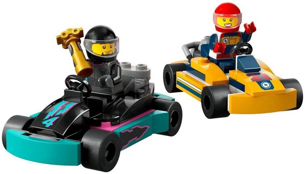 Конструктор LEGO City 60400 Картинг и гонщики