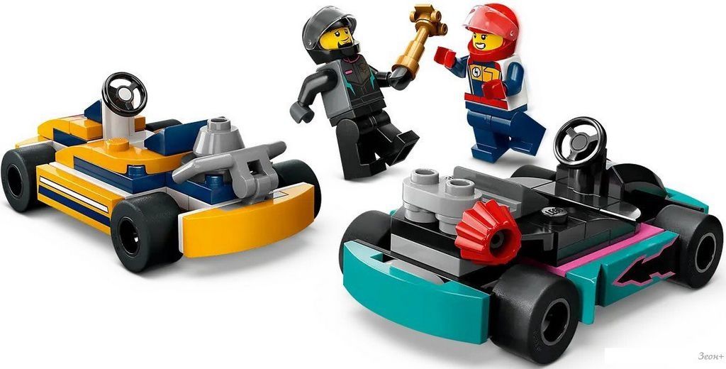 Конструктор LEGO City 60400 Картинг и гонщики