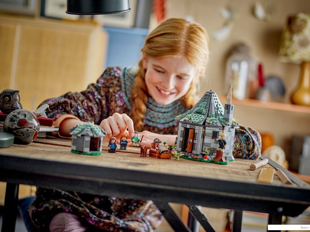 Конструктор LEGO Harry Potter Хижина Хагрида неожиданный визит 76428
