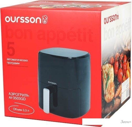 Аэрогриль Oursson AF3503GD/BL