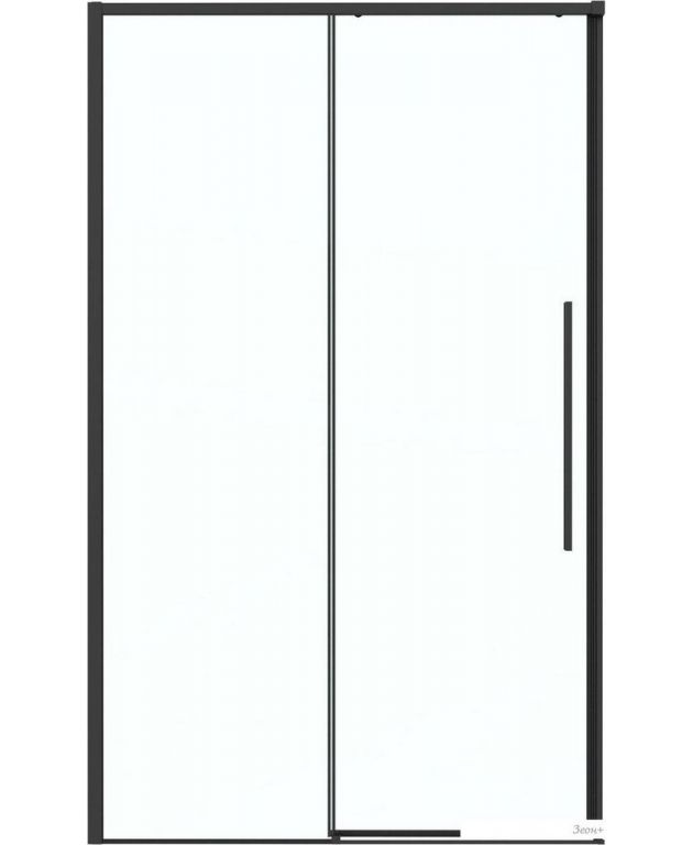 Душевая дверь Grossman Galaxy 110x195 100.K33.01.110.21.00 (черный матовый/стекло прозрачное)