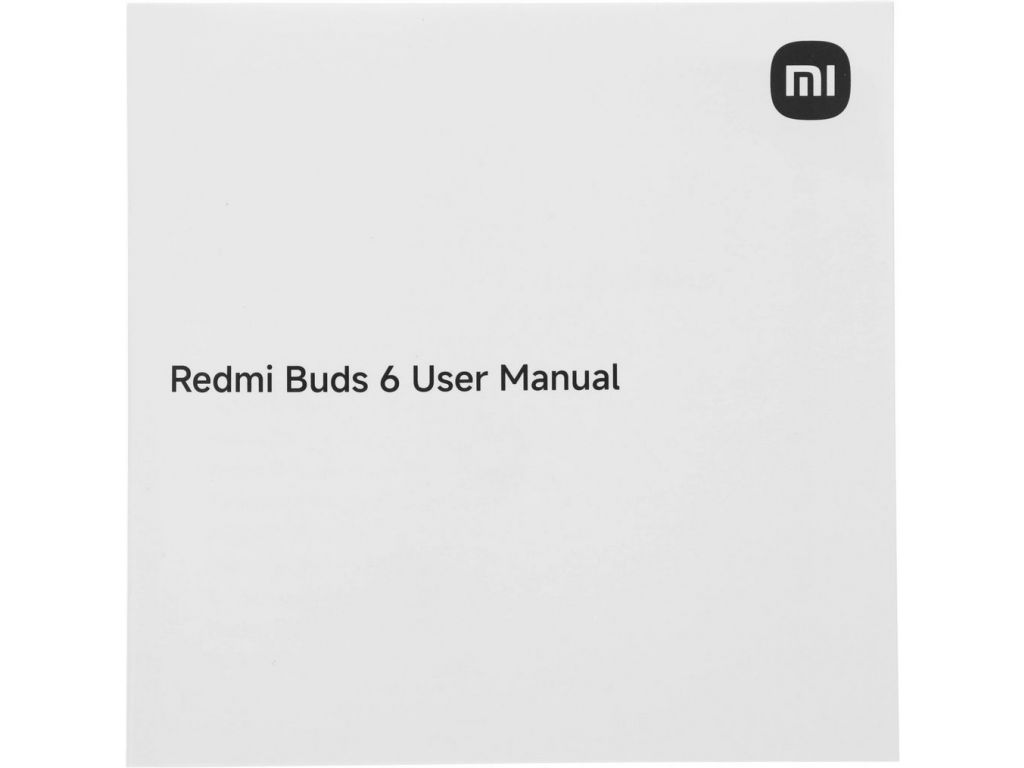 Наушники Xiaomi Redmi Buds 6 M2429E1 (черный, международная версия)