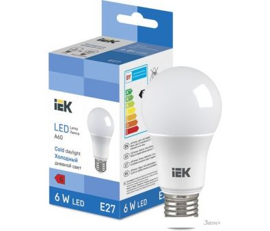   IEK LED Bulb A60 510lm 6500K E27
