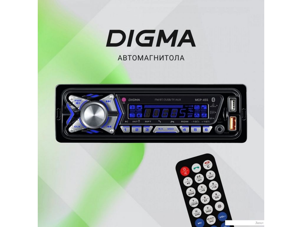 USB-магнитола Digma MCP-455