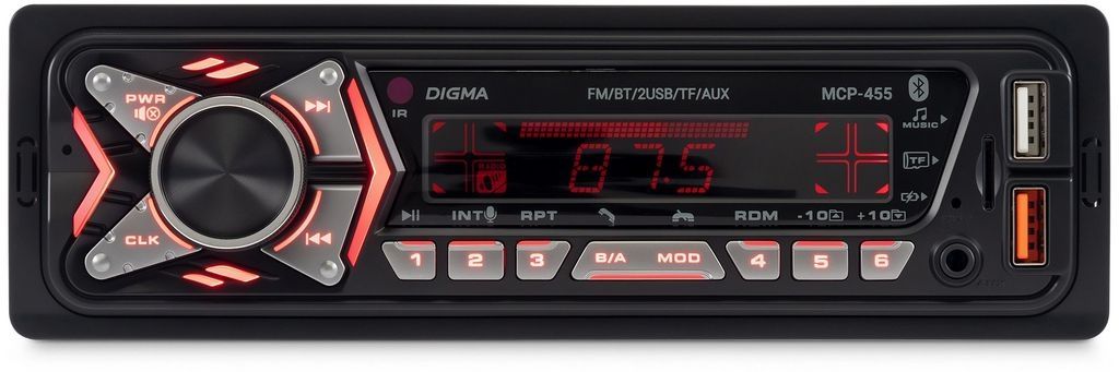 USB-магнитола Digma MCP-455
