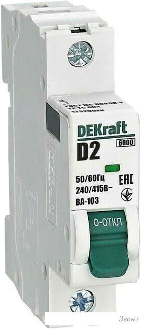Выключатель автоматический DEKraft 12329DEK