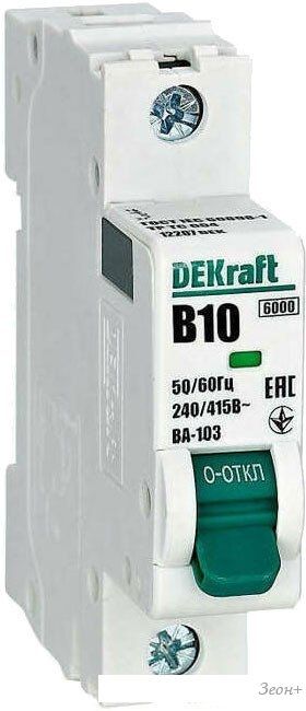 Выключатель автоматический DEKraft 12207DEK
