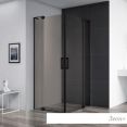 Душевой уголок Cezares SLIDER-AH-2-80/90-100/110-BR-NERO