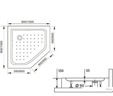   RGW LUX/TN-TR 16180599-41 90x90