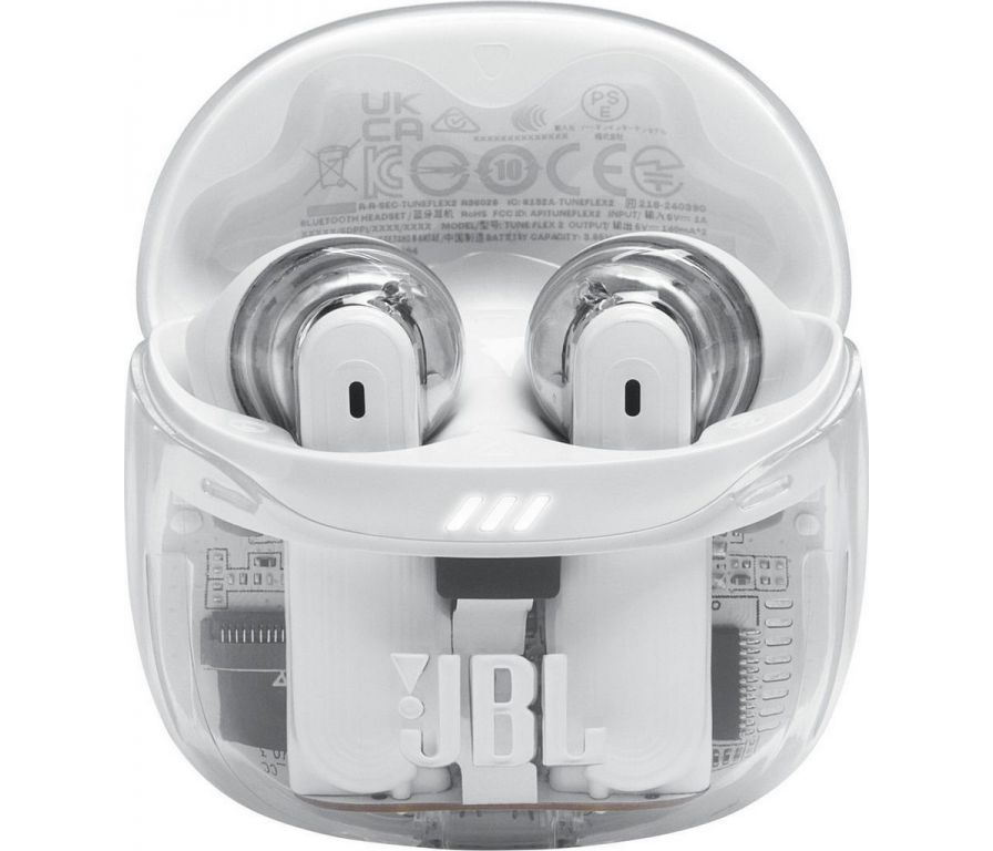 Наушники JBL Tune Flex 2 Ghost (белый)