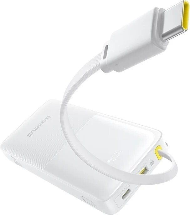 Внешний аккумулятор Baseus Bipow 2 Power Bank 10000mAh (белый)