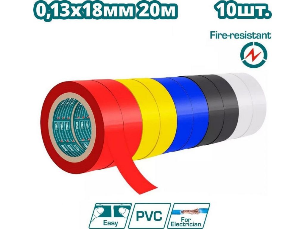 Изолента Total THPET1013