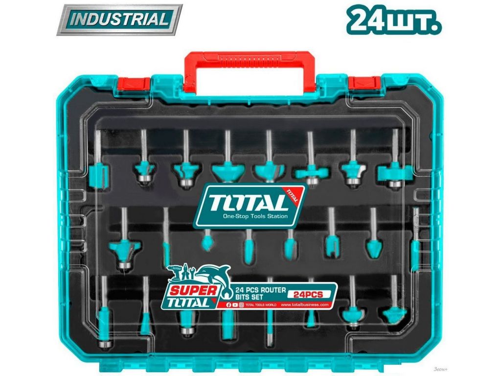 Набор фрез Total TACSR12408 (24 предмета)