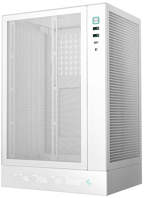 Корпус DeepCool CH170 Digital WH R-CH170-WHNPI0D-G-1