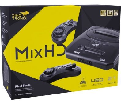 Игровая приставка Dinotronix MixHD ZD-10 (2 геймпада, 450 игр)