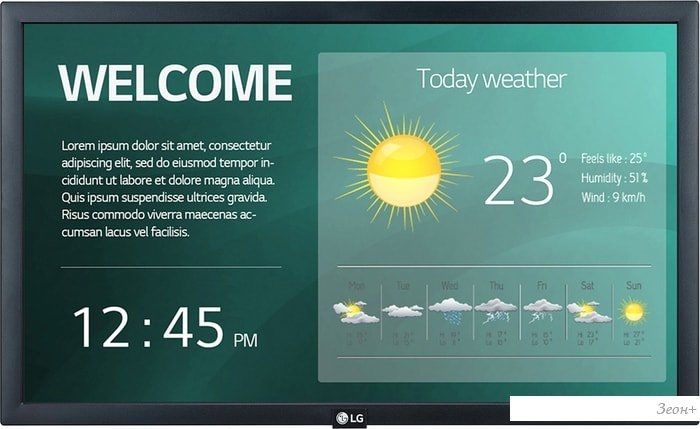 Информационная панель LG 22SM3G-B