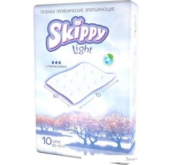 Набор одноразовых пеленок Skippy Light 60x90 (10 шт)