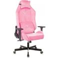 Игровое (геймерское) кресло Бюрократ Knight N1 Fabric (розовый Velvet 36)