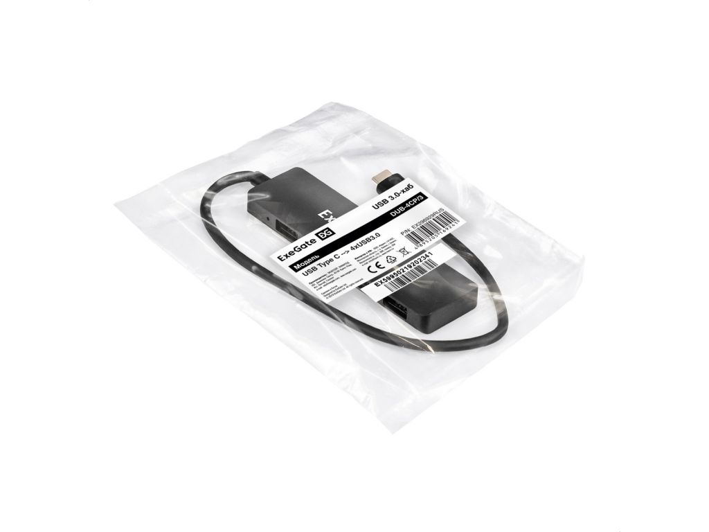 USB-Хаб ExeGate DUB-4CP/3 EX296929RUS